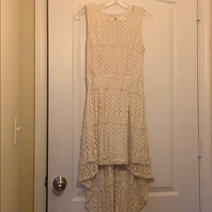 Hi-Low Lace Dress
